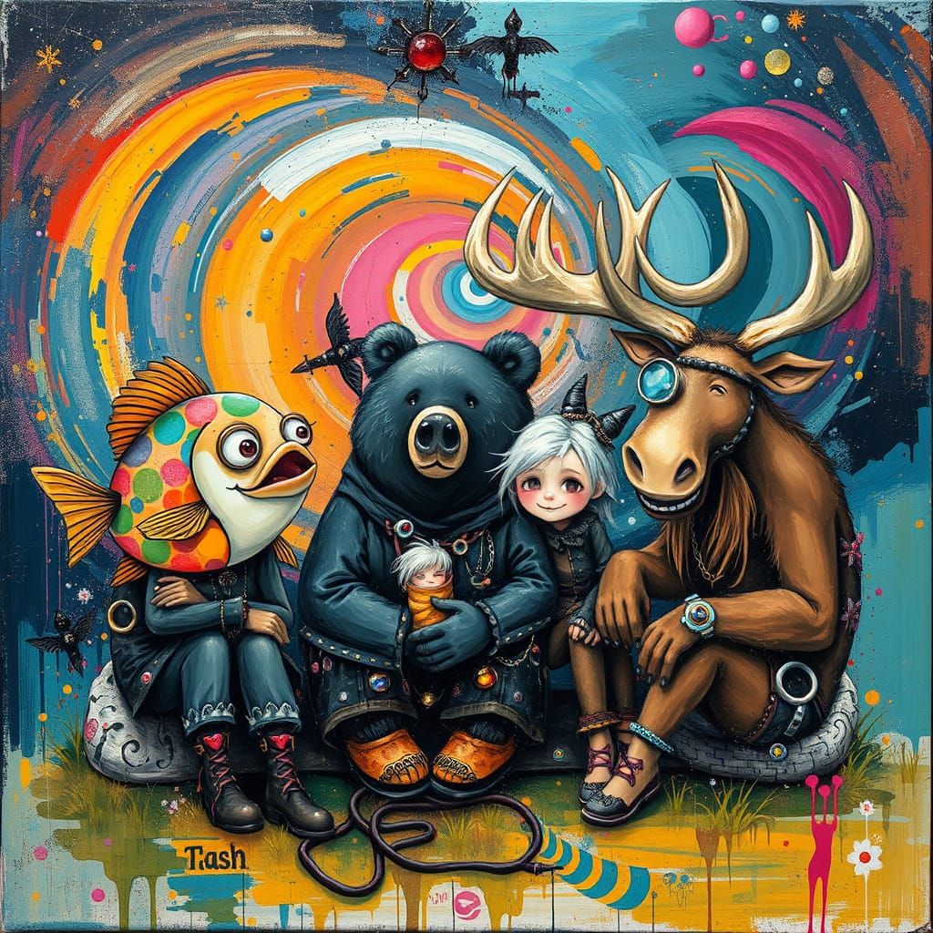 Series - n° 45 - Trashotic Beauty 💀💫✨