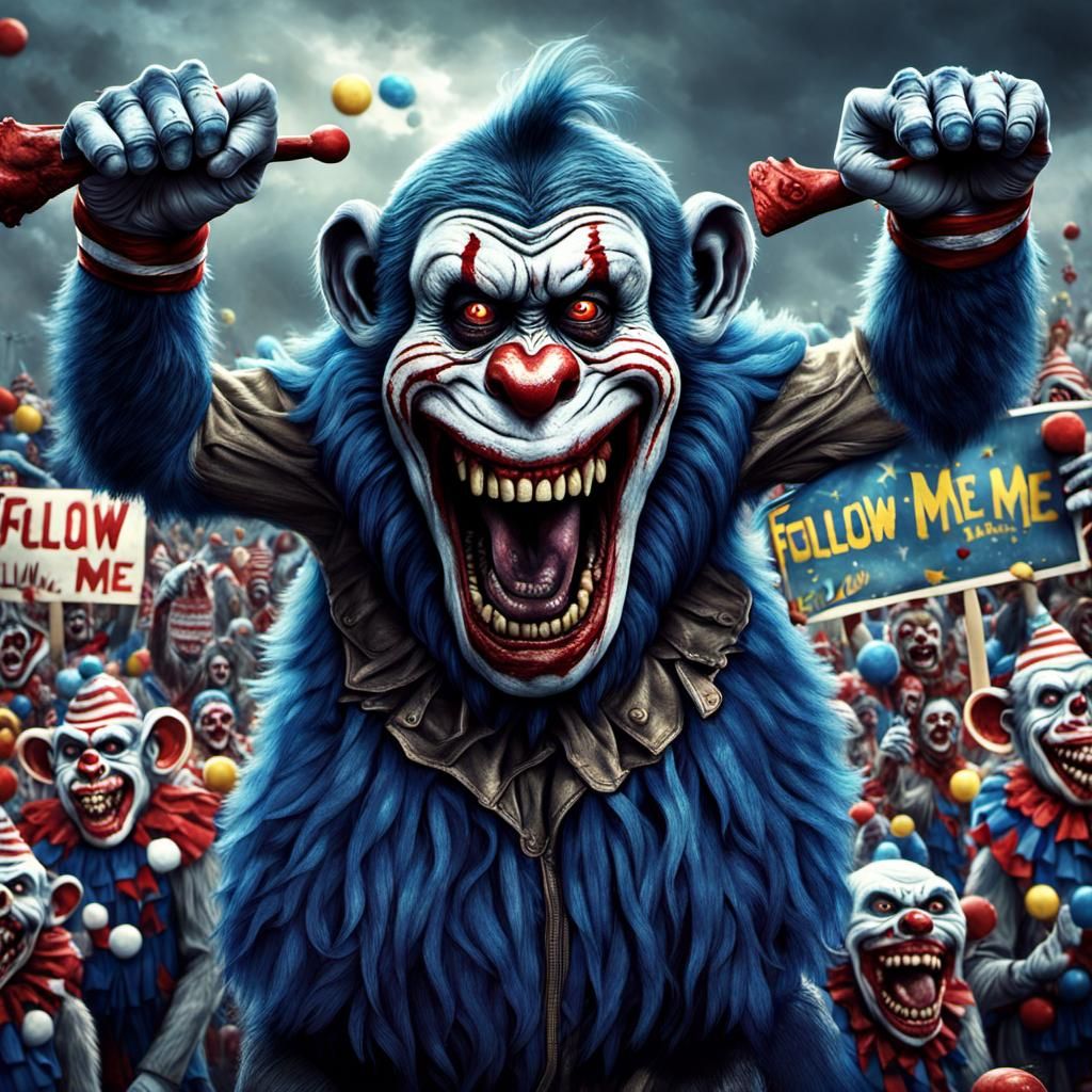 Zombie Monkey Cheerleaders Promote Themselves in Digital Pai...