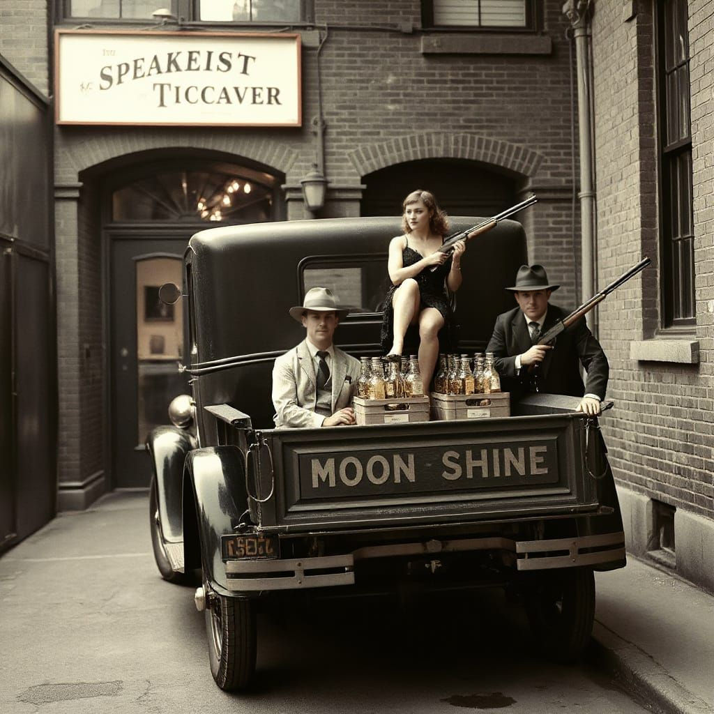 Moonshine Delivery at the Speakeasy