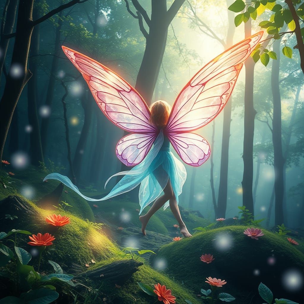 Enchanting Fairy in a Magical Forest