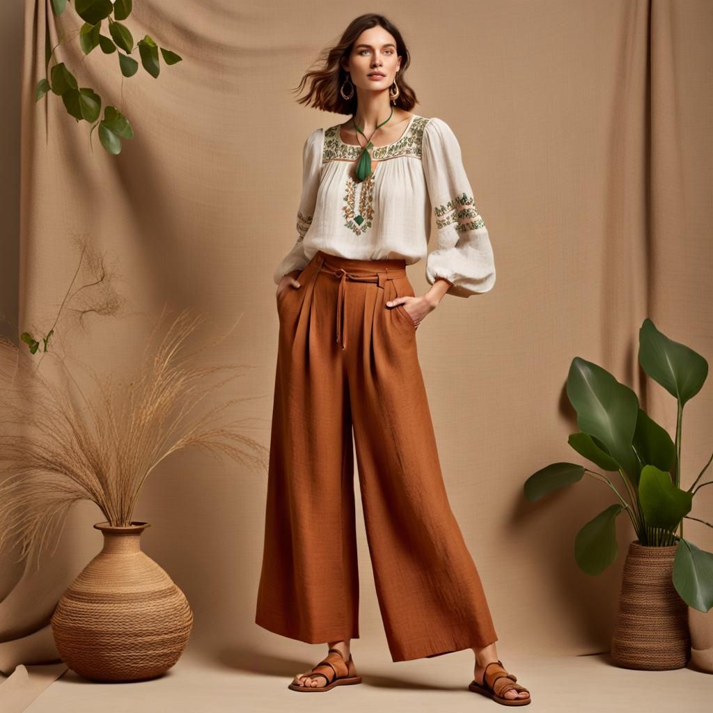 Earth Kingdom Woman in Bustling Market