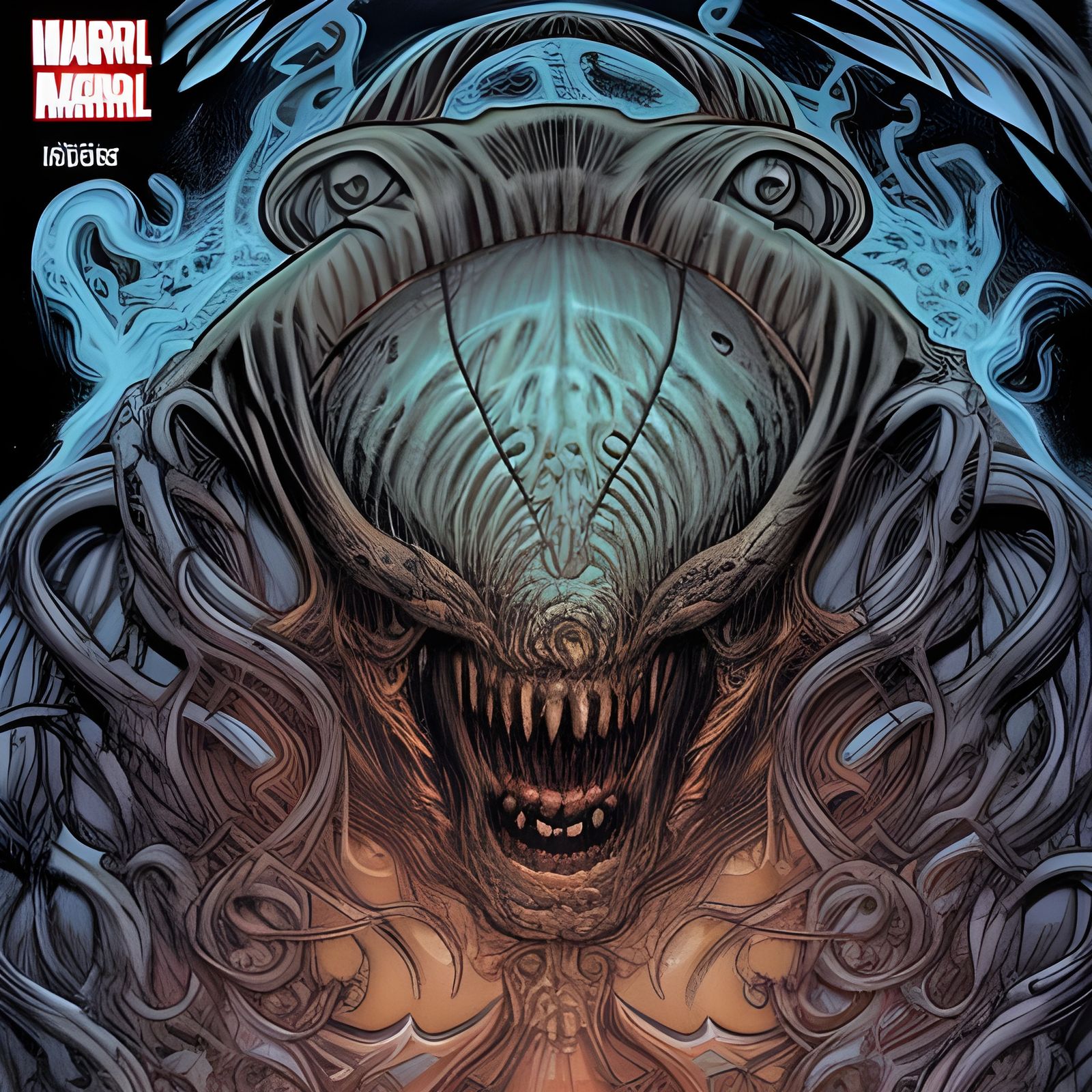 Angry Elder God Comic Book Artwork
