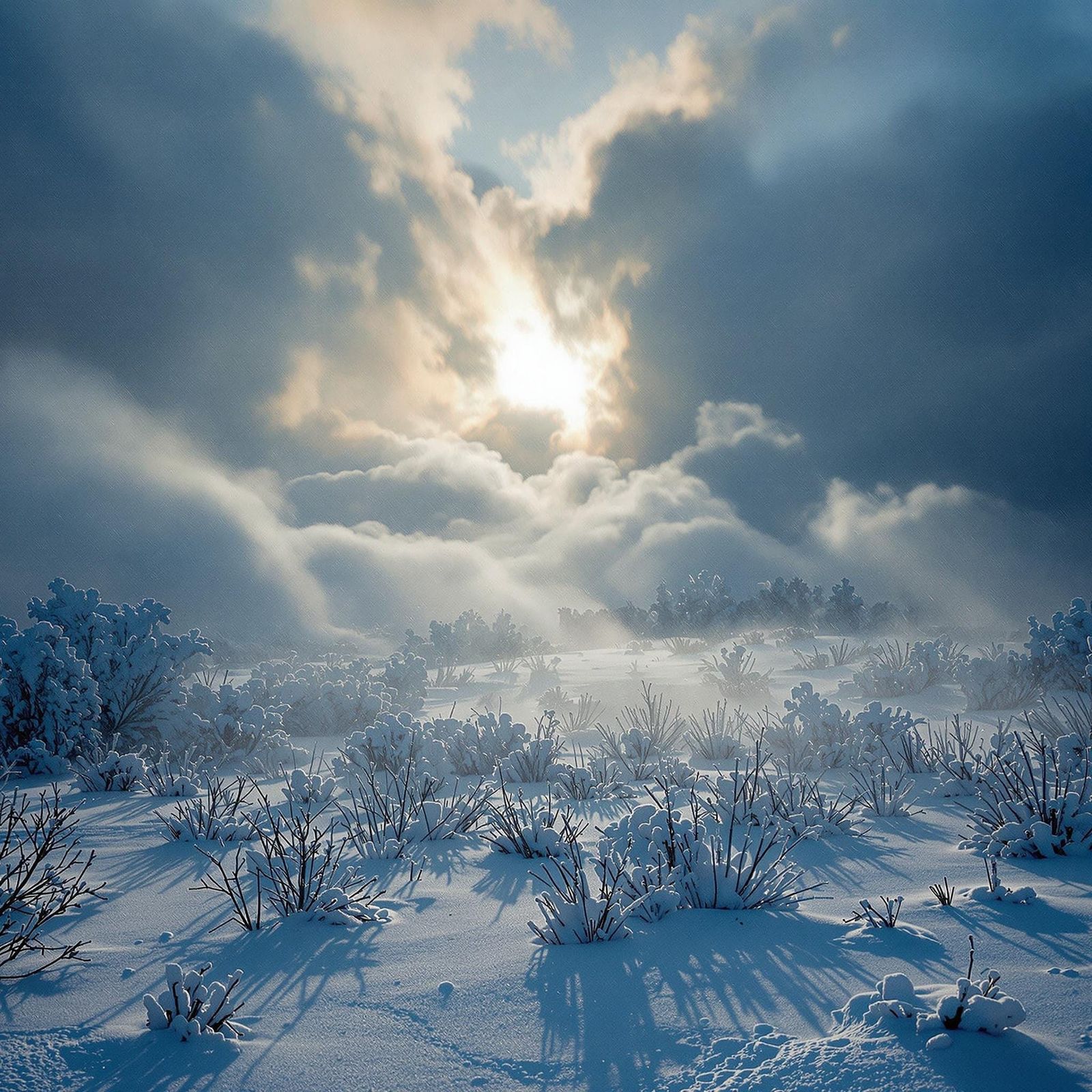 Surreal Polar Vortex Snowstorm in Upper Minnesota