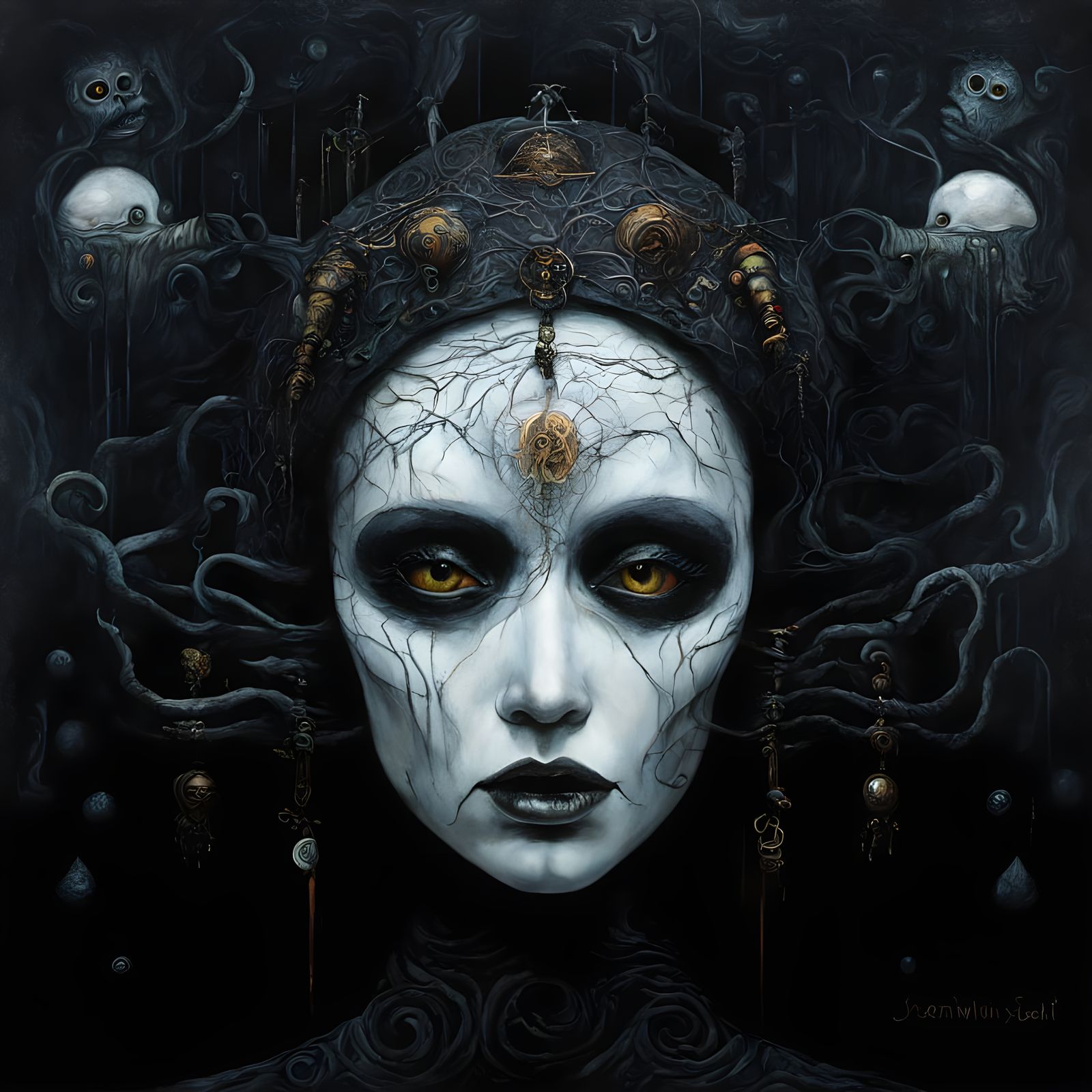 Eldritch Horror Meets Folk Art: A Dreamcore Masterpiece