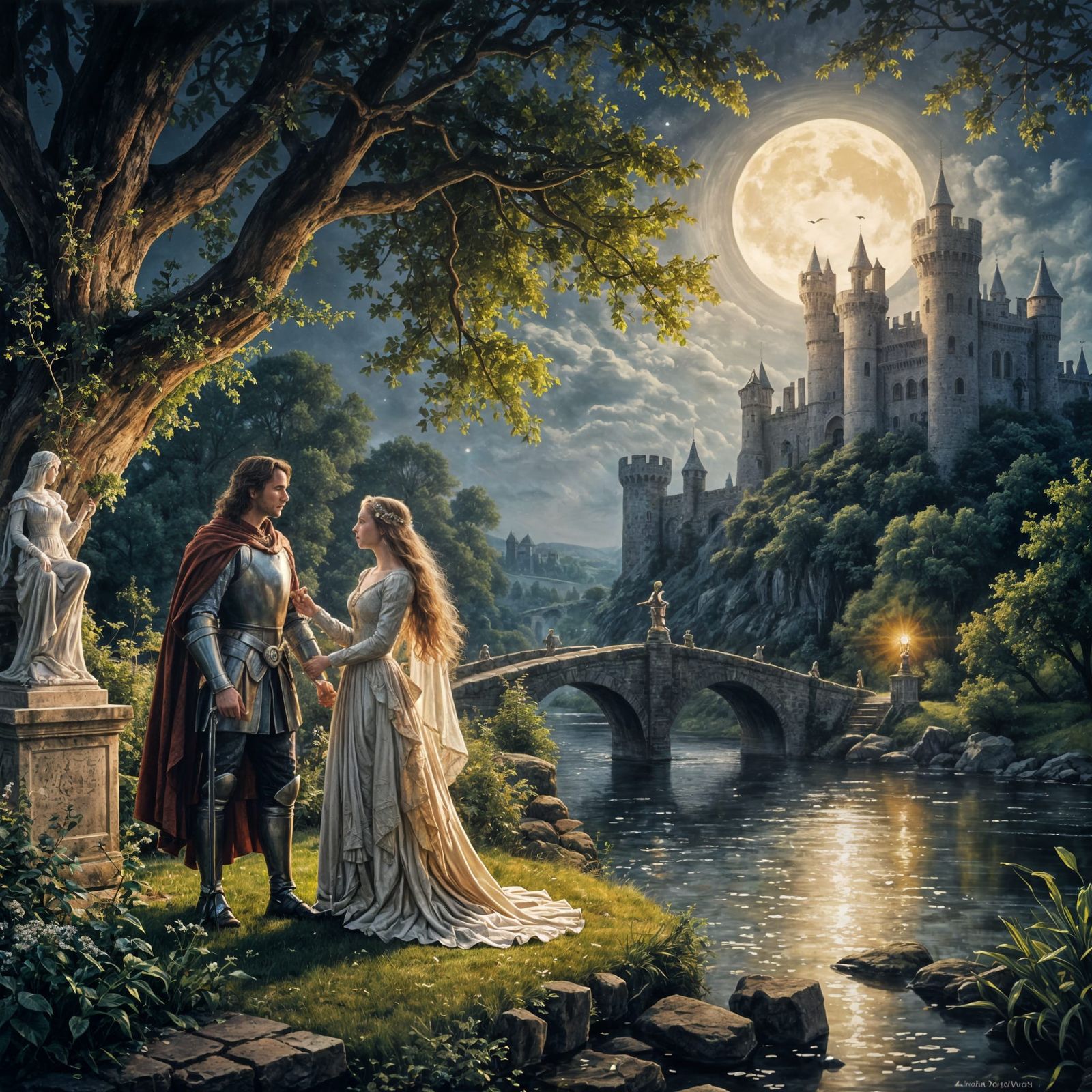 sir Lancelot and queen Guinevere