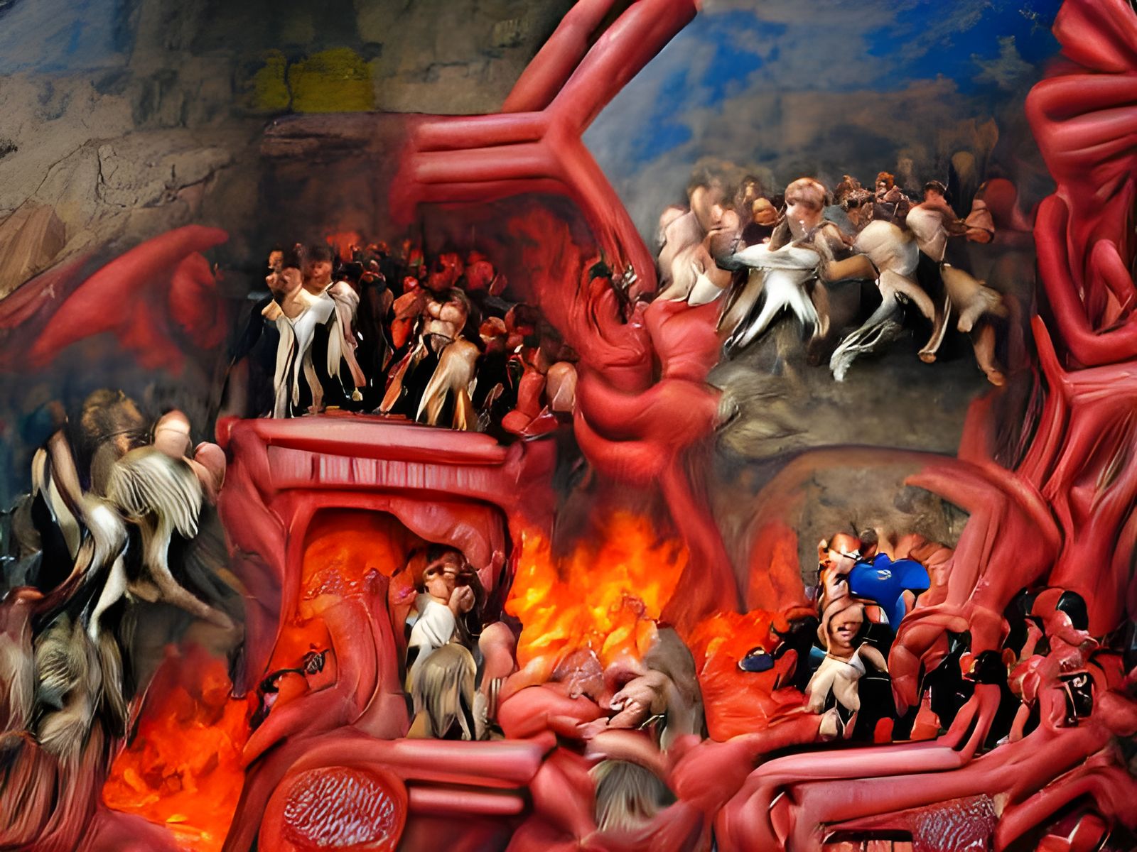 Gates of Hell: A Renaissance Painting
