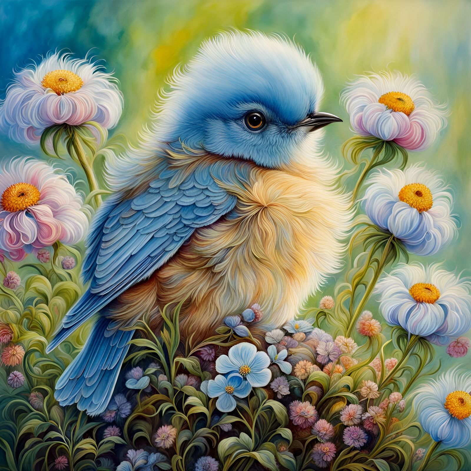 Baby Blue Bird