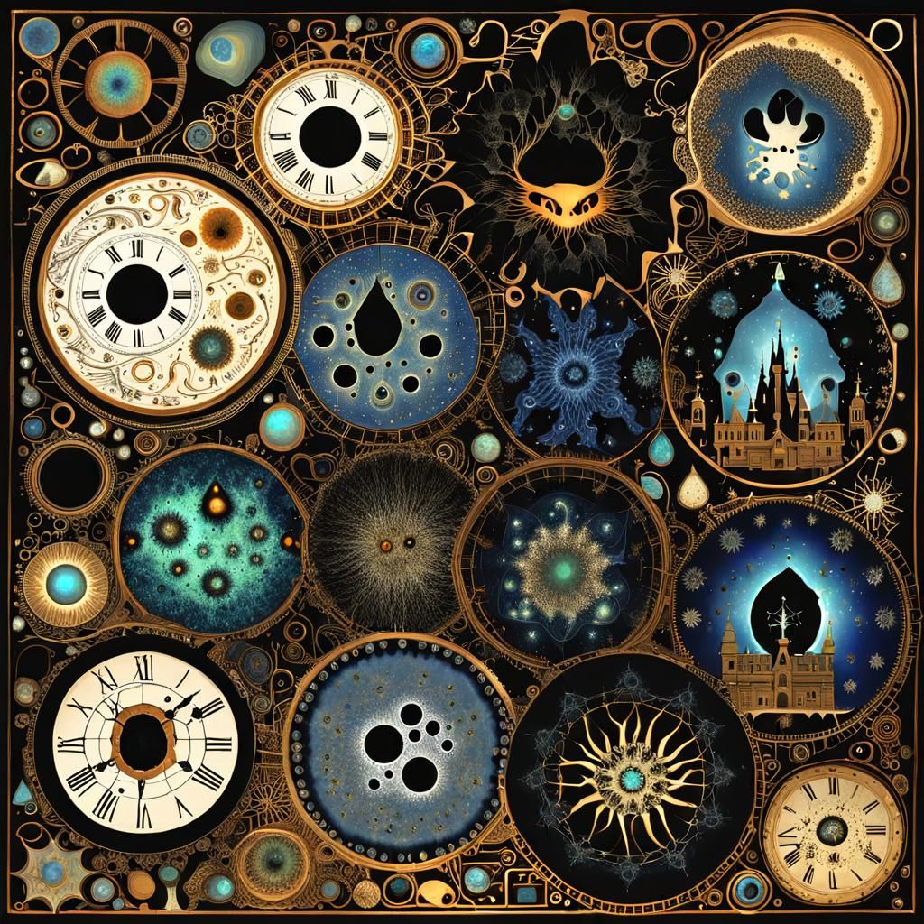 Surreal Alchemist's Laboratory with Retroclockpunk Elements