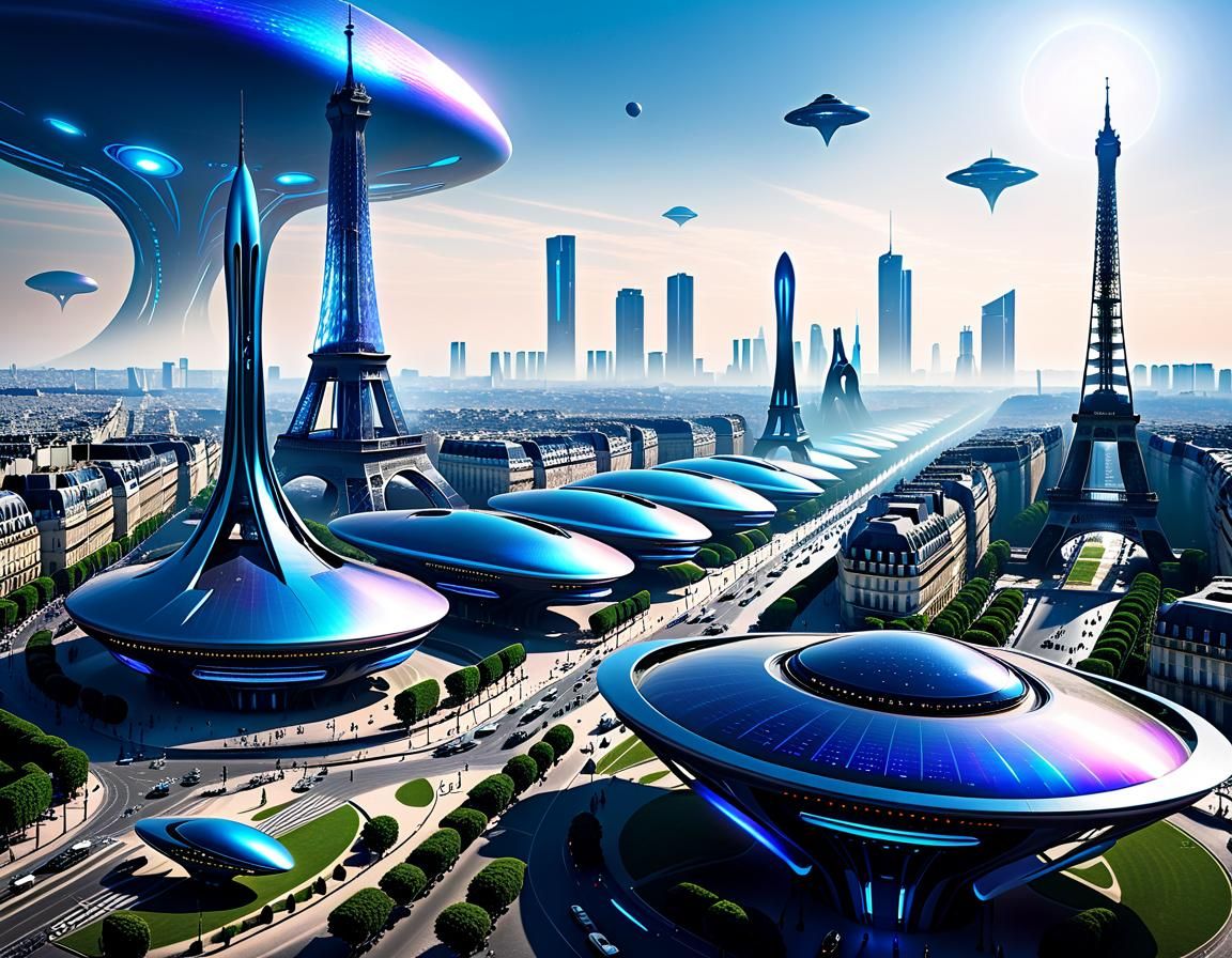 Paris will always be Paris! Even Aliens love the Eiffel Towe...