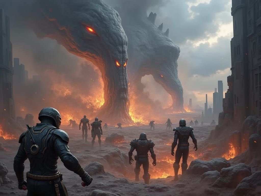 Mutant Superheroes Battle Apocalypse in Gritty Comic Style