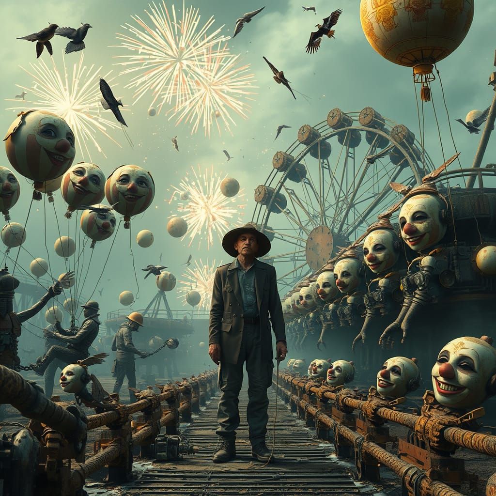Steampunk Carnival: Desolation and Decay in Eerie Style