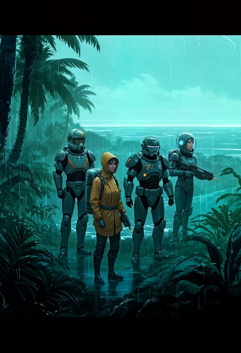 Phantasy Star Online Settlement on Tropical Planet Ragol