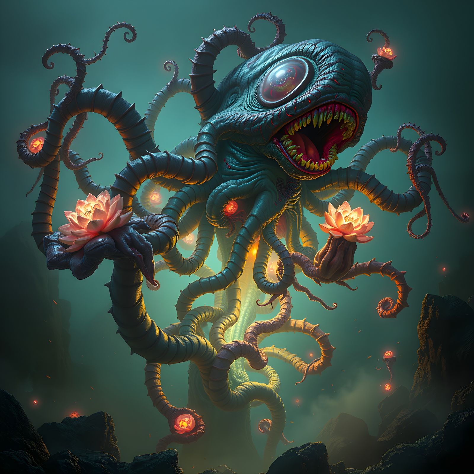 Mythical Organism Consuming and Regenerating Itself