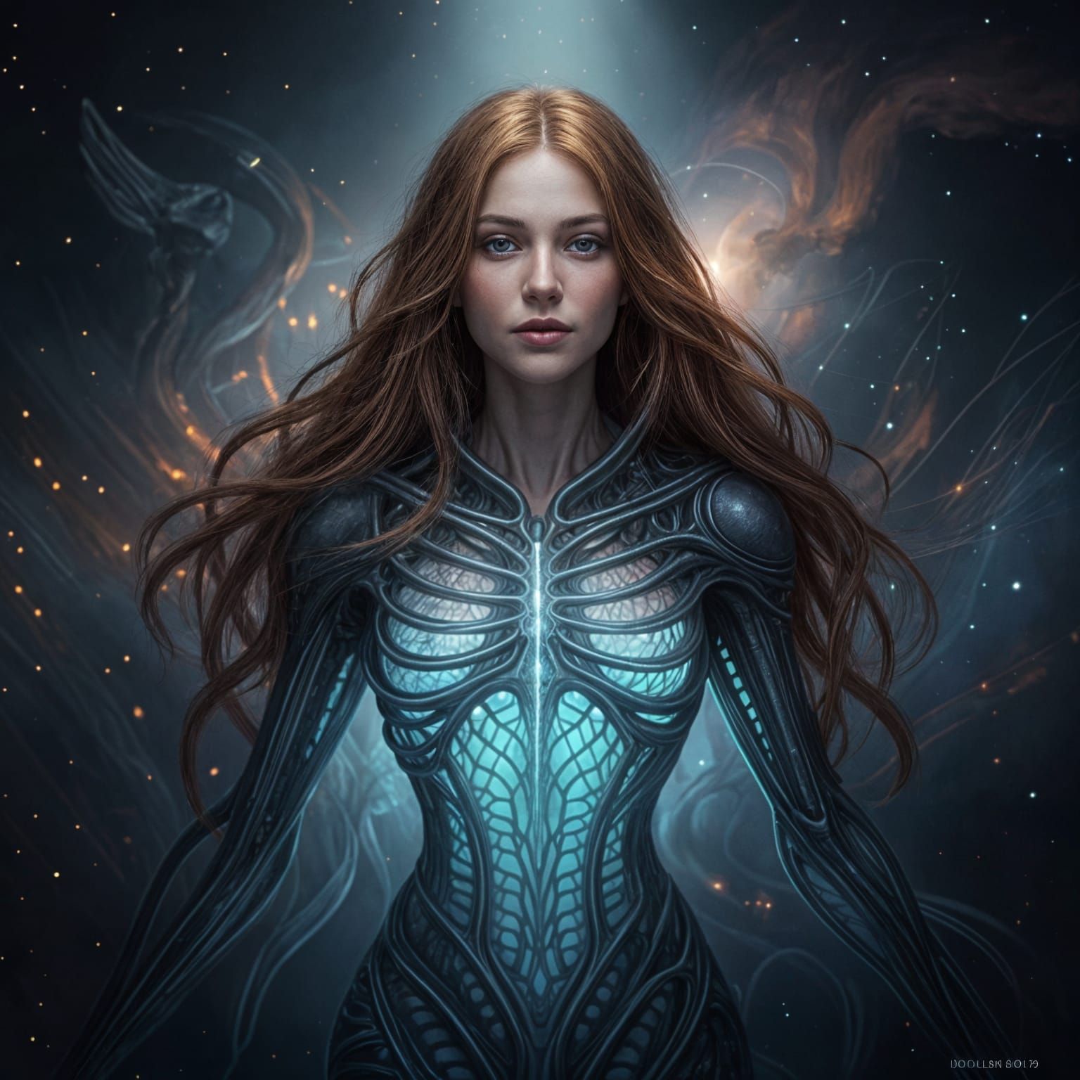 Woman Merges With Alien Creature