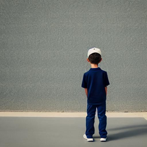 Child Turning Around: A Moment of Innocence