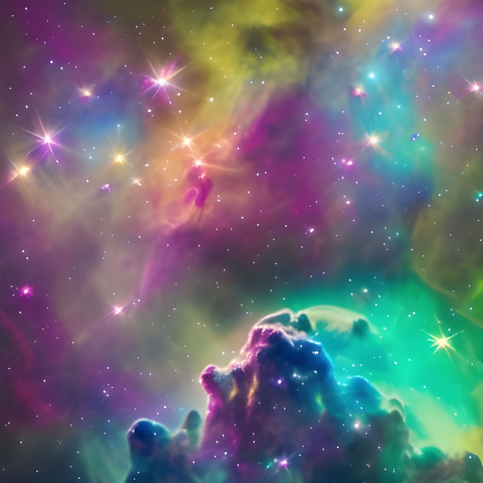 Vibrant Nebula in Ultra Quality