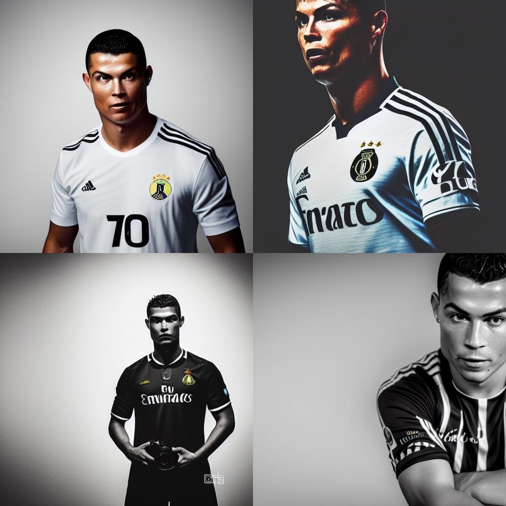 Ronaldo Luís Nazário in Professional Photography Style