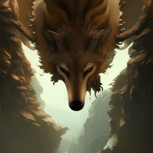 Wolf in Sheep's Clothing: Dark Fantasy Art