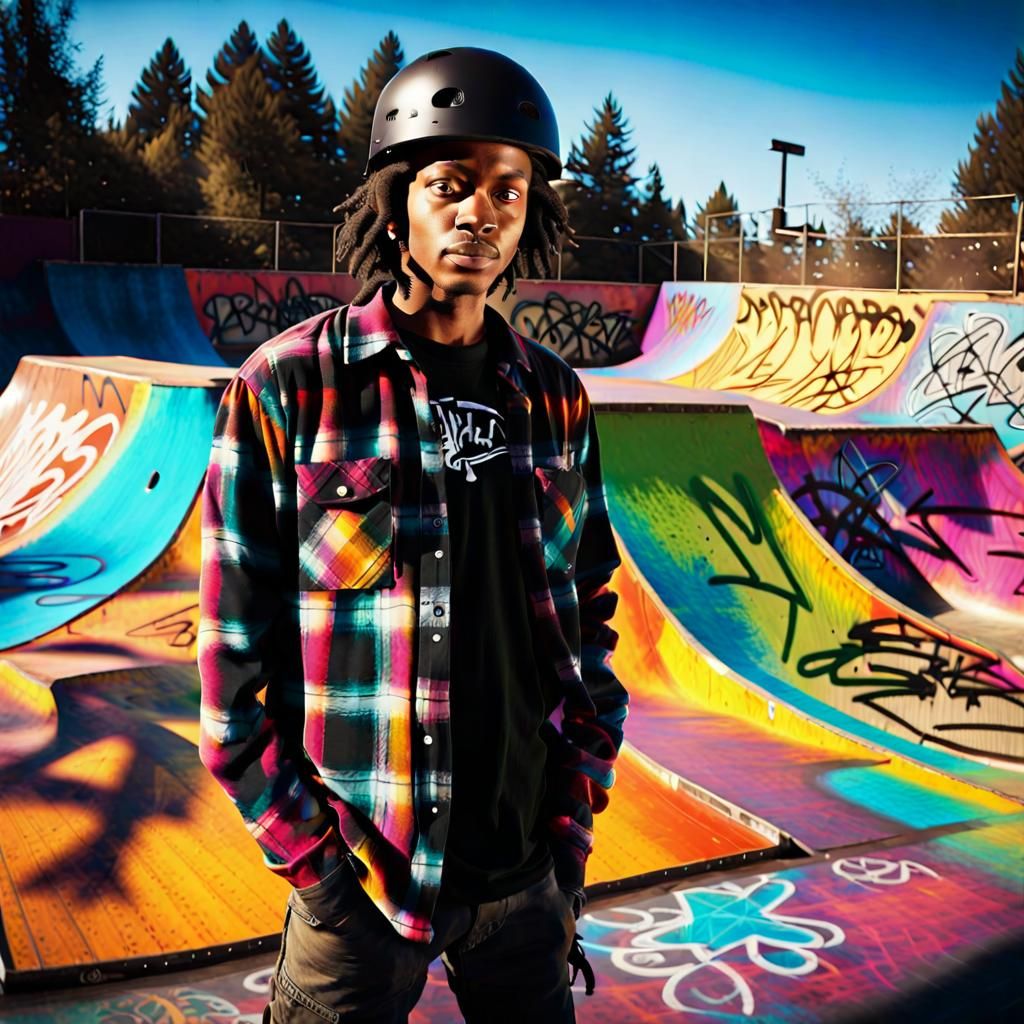 Skate Park Ranger Concept Art Illustration