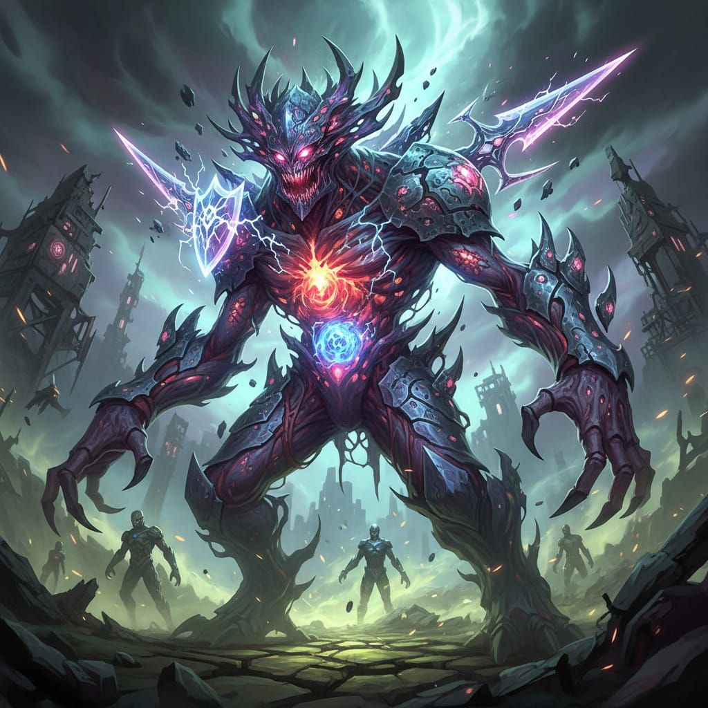 Chief Bacteria Villain In 3D Anime Style