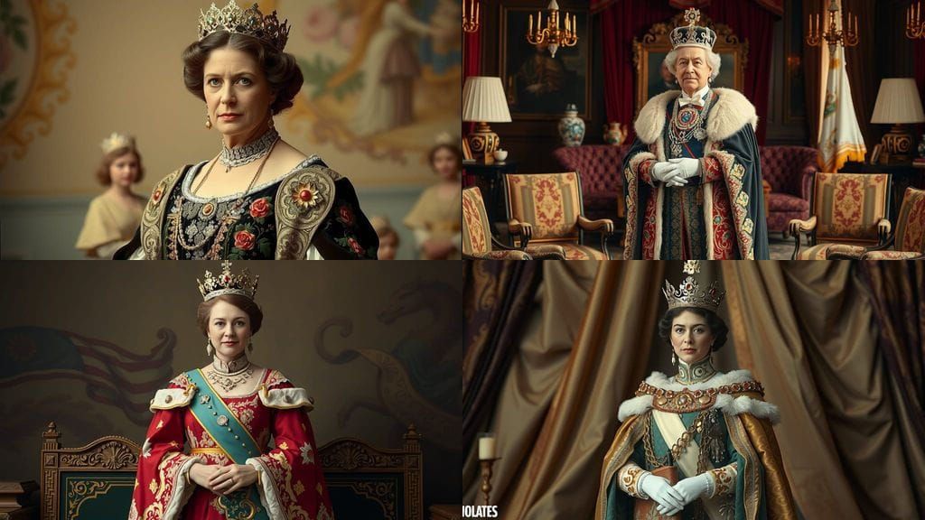 Edwardian Era Photo in British Style