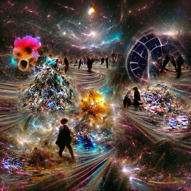 Abstract Image Generated From Simple Prompt