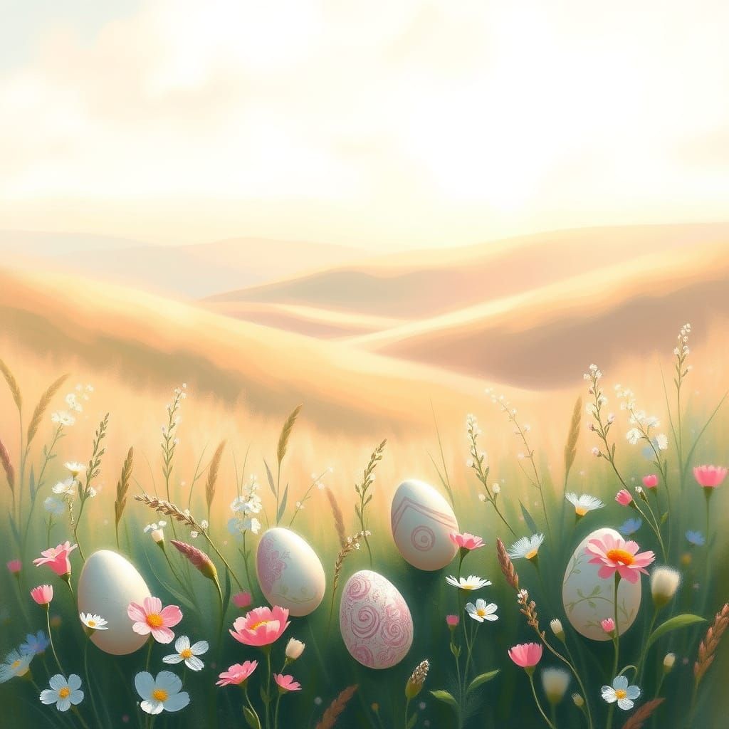 Impressionist Easter Morning Serenity