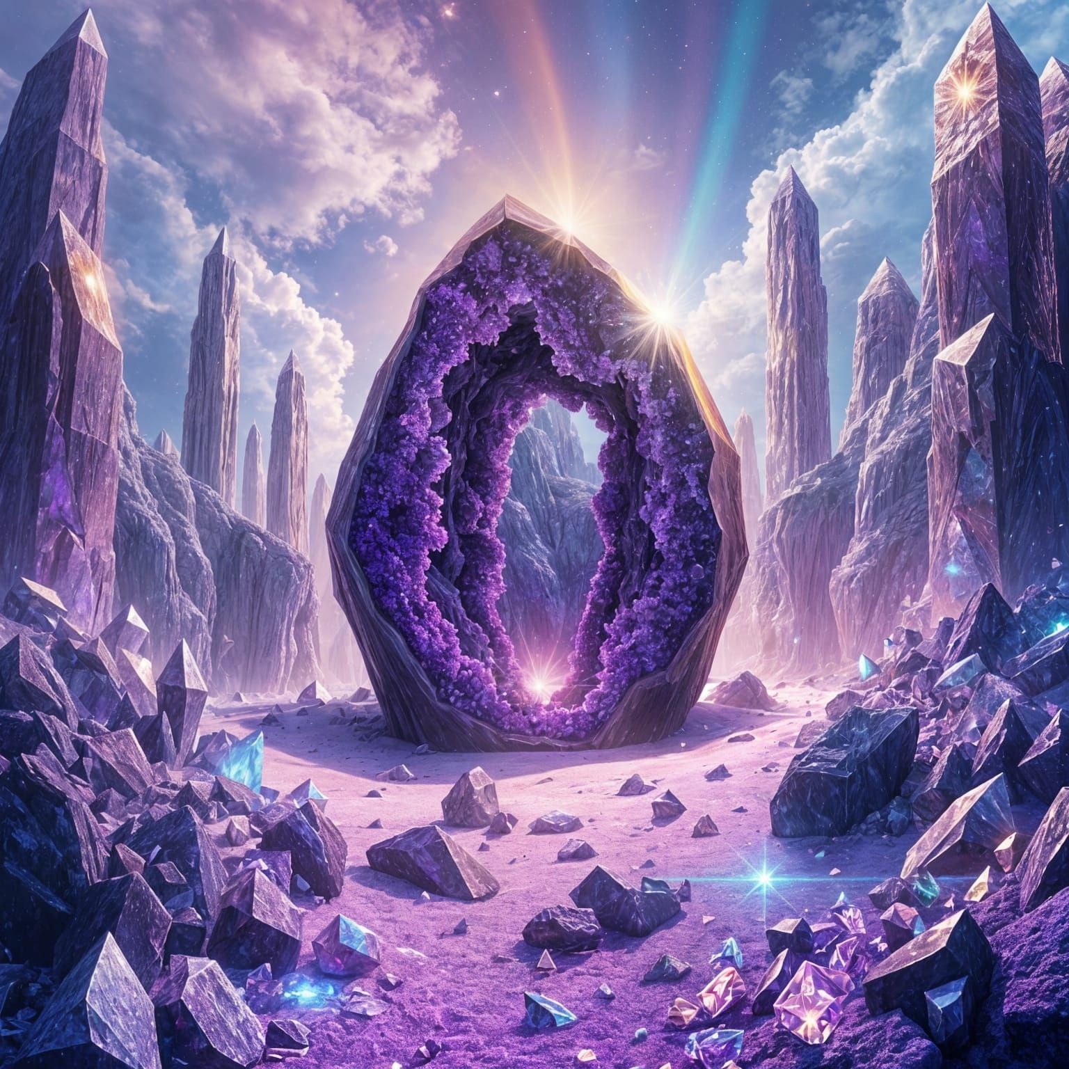 Mystical Amethyst Realm