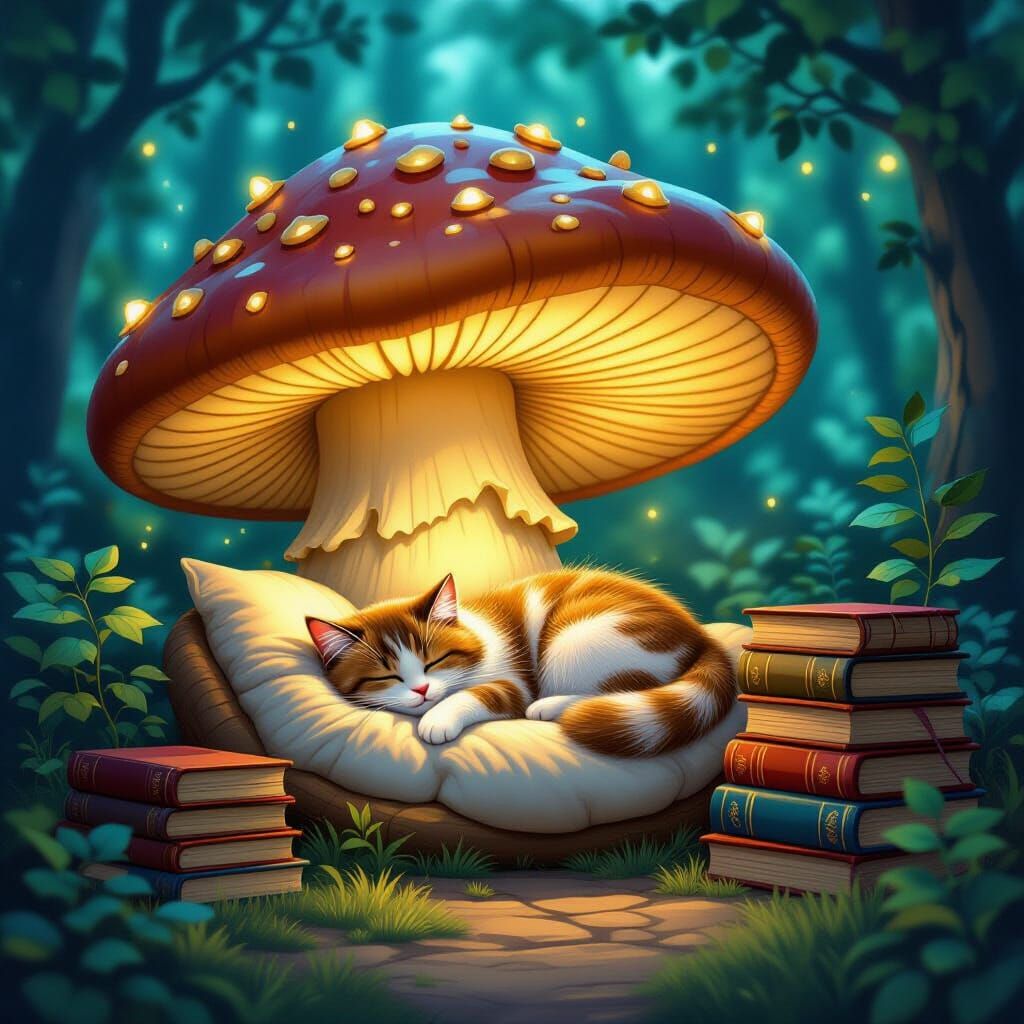 A perfect place for a book...and a cat nap