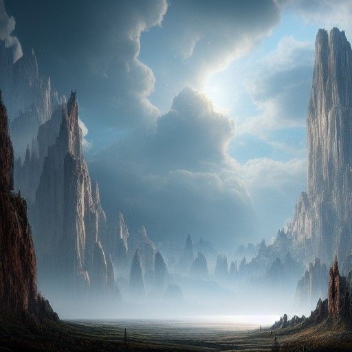 Epic Infinite Horizon in Digital Matte Painting