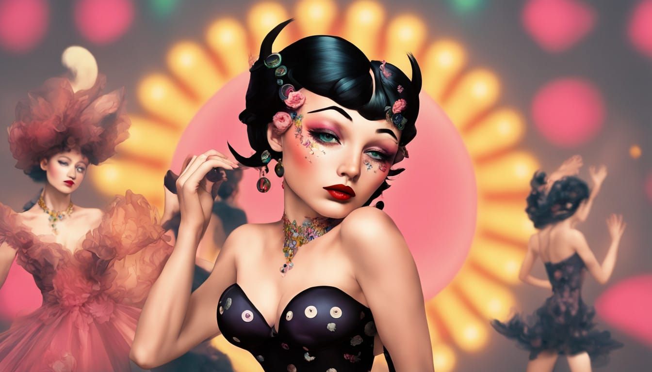 conviviality eyes darkly soft clothing 3D  fractal chromosha...