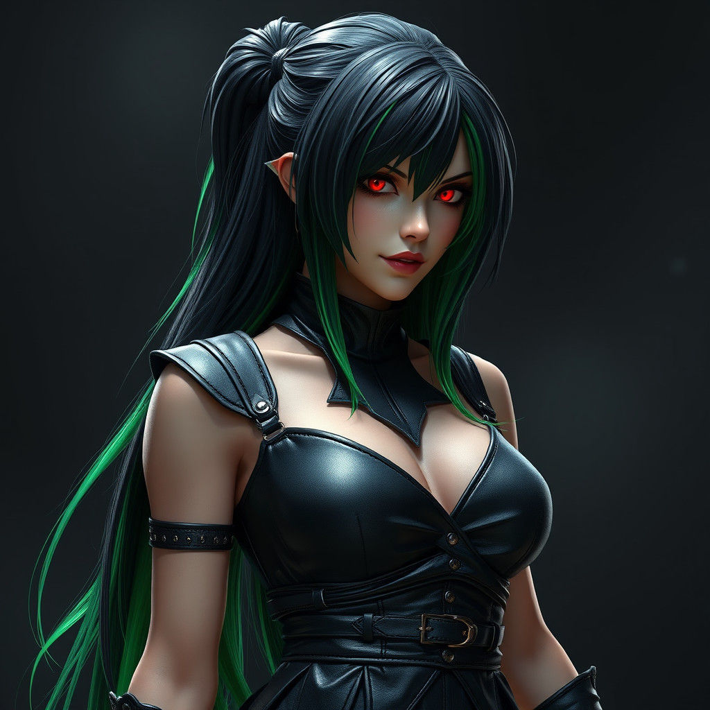 Fantasy Warrior in Dark Fantasy Style