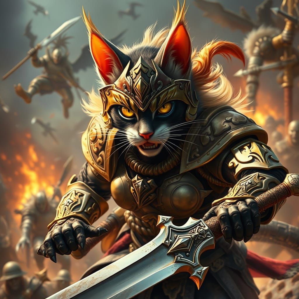 A Felinid warrior