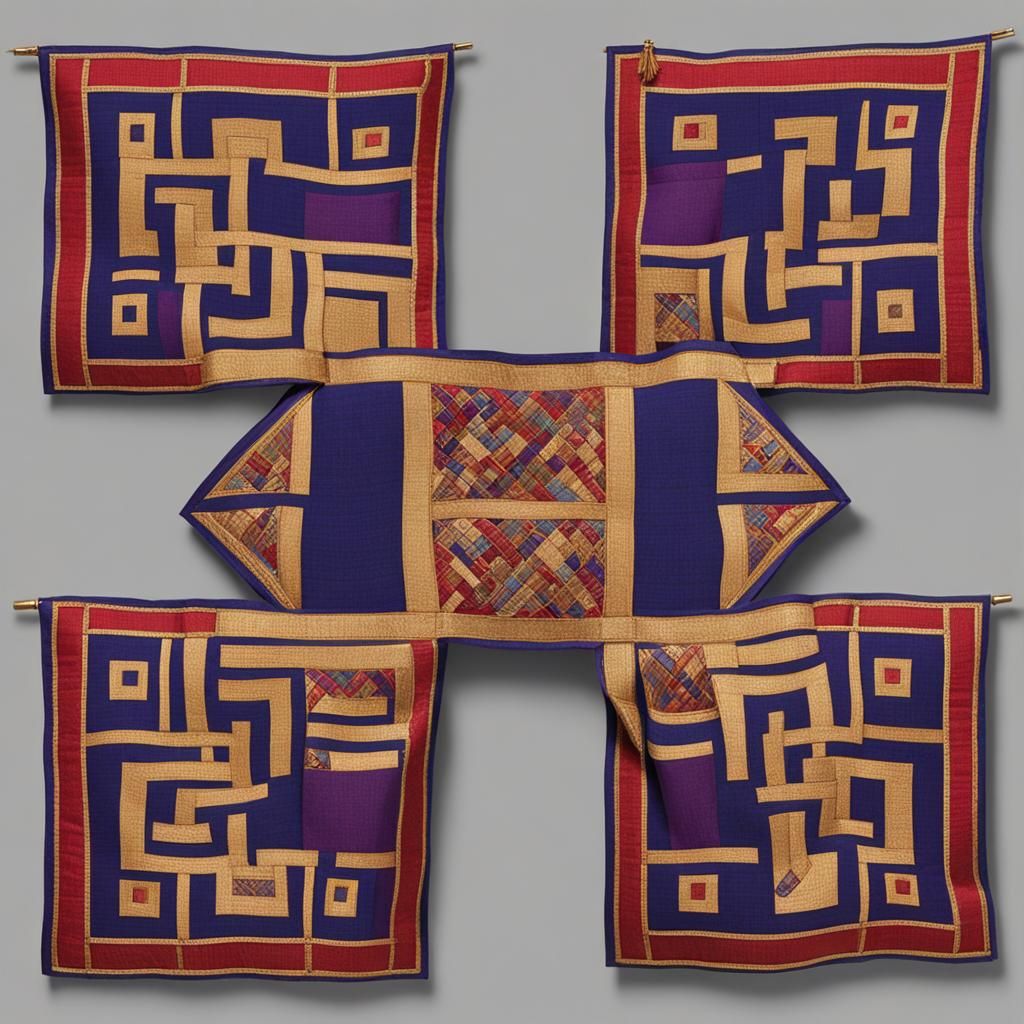 Biblical Ephod with Gold, Linen and Onyx