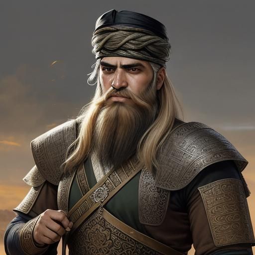 Al-Muzaffar Qutuz: Heroic Mamluk Sultan Portrait