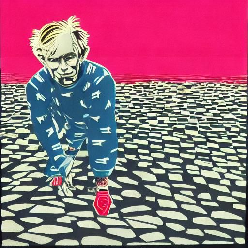 Abstract Kodak Aerochrome Epicycloid in Stygian Colors