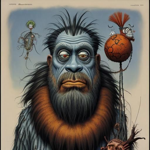 Bigfoot Illustration Inspired by Various Artists