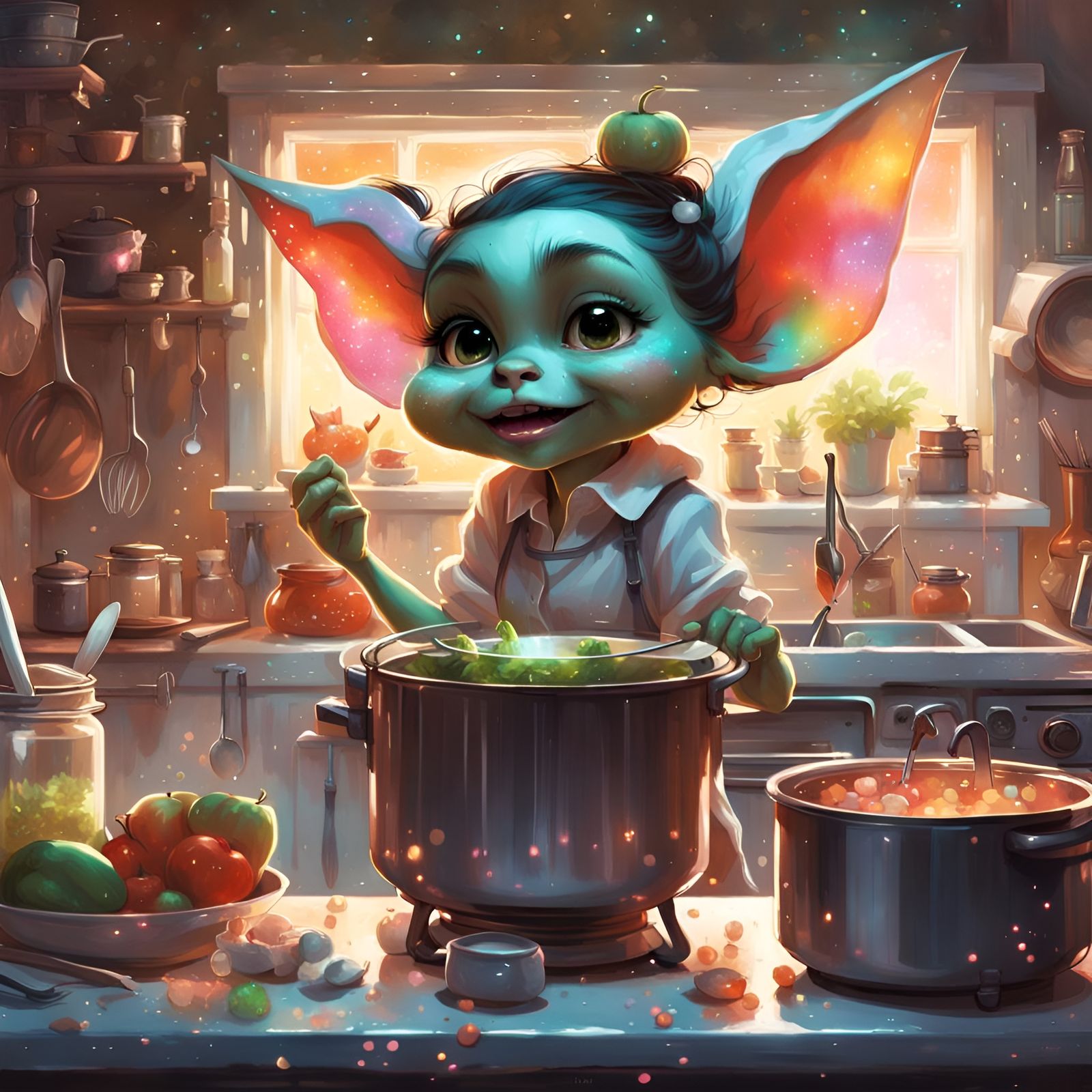 Gremlin Making Stew