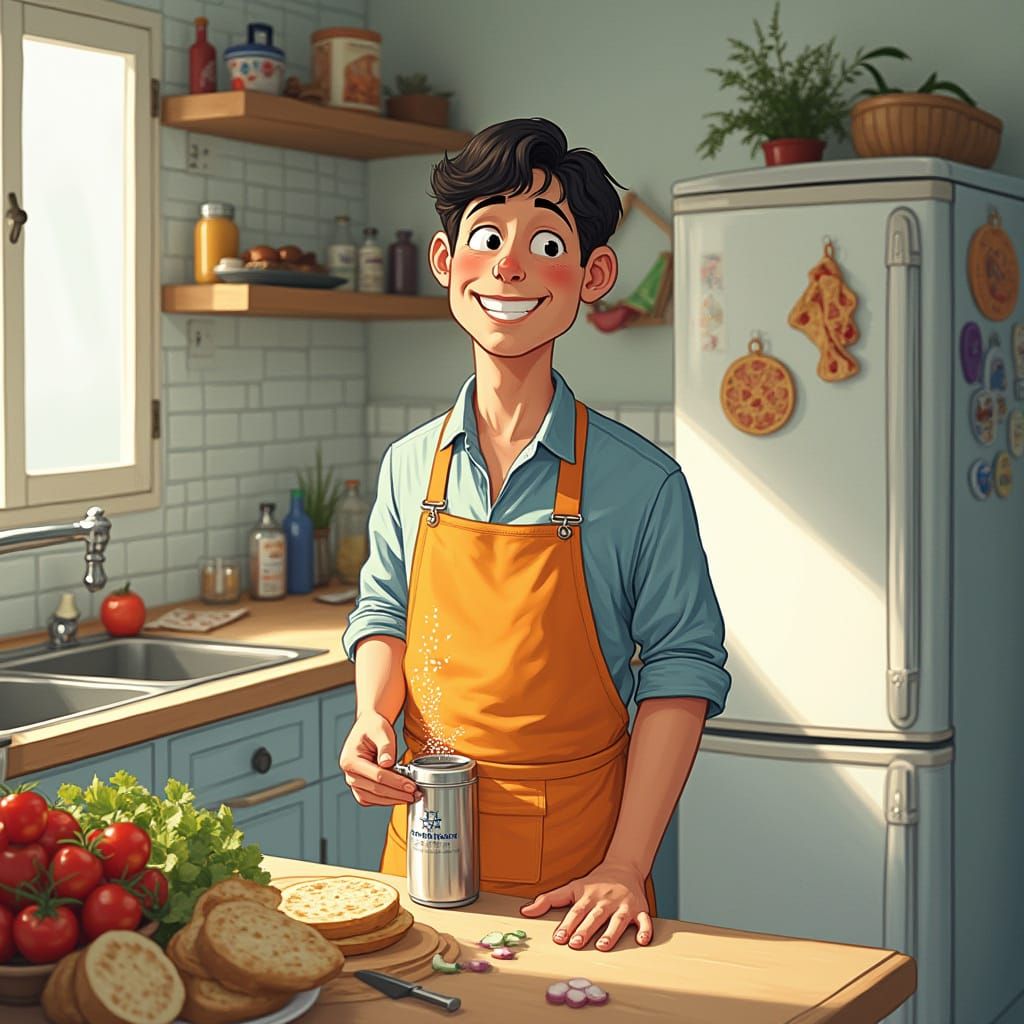 Vibrant Israeli Artist Uses Unconventional SodaStream in Whi...