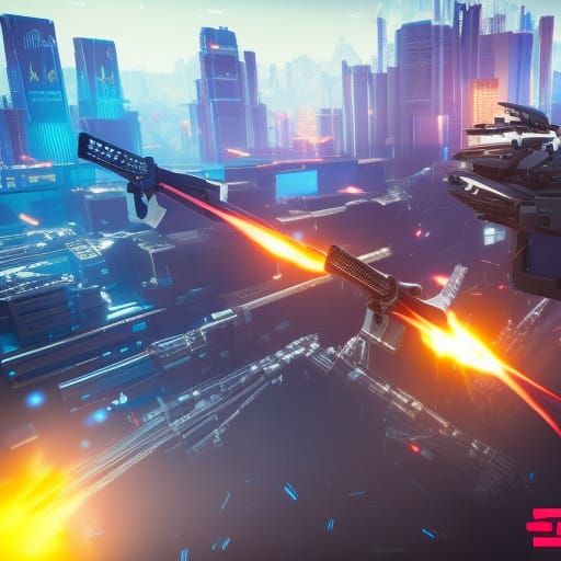 Anime Cyberpunk Battle Royale in 3D