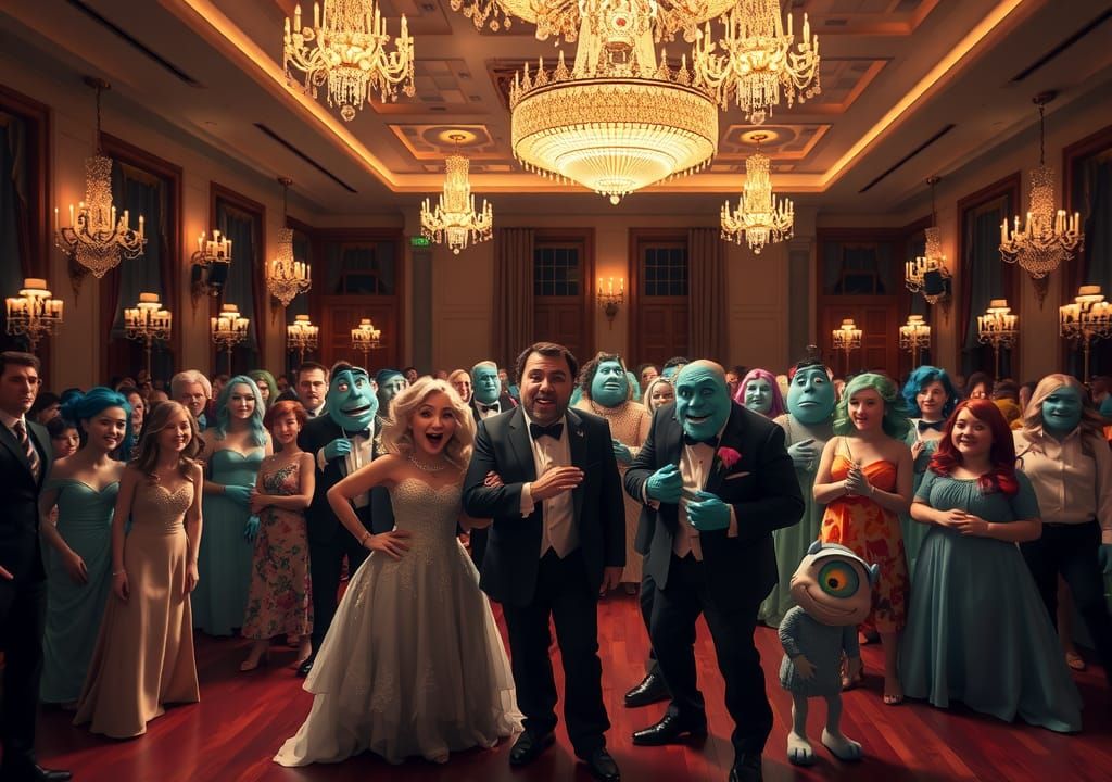 Monsters University Grand Ballroom Dance in HDR