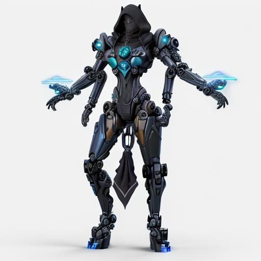 Cyberpunk Displacer Beast in a Futuristic City