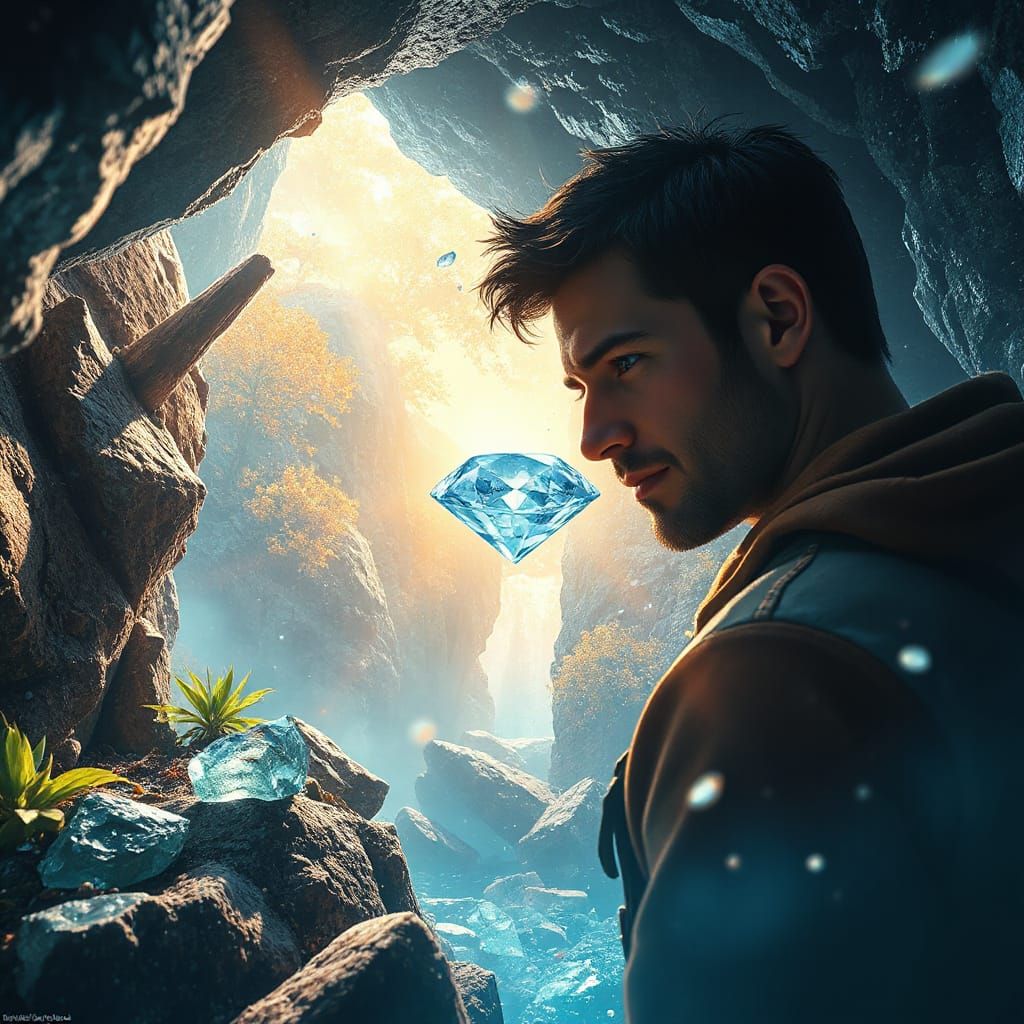 Nathan Drake Discovers a Crystalline Cave