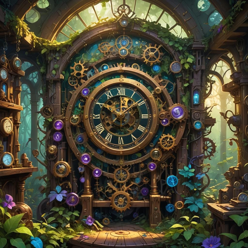 Clockwork Man in Enchanted Forest Home