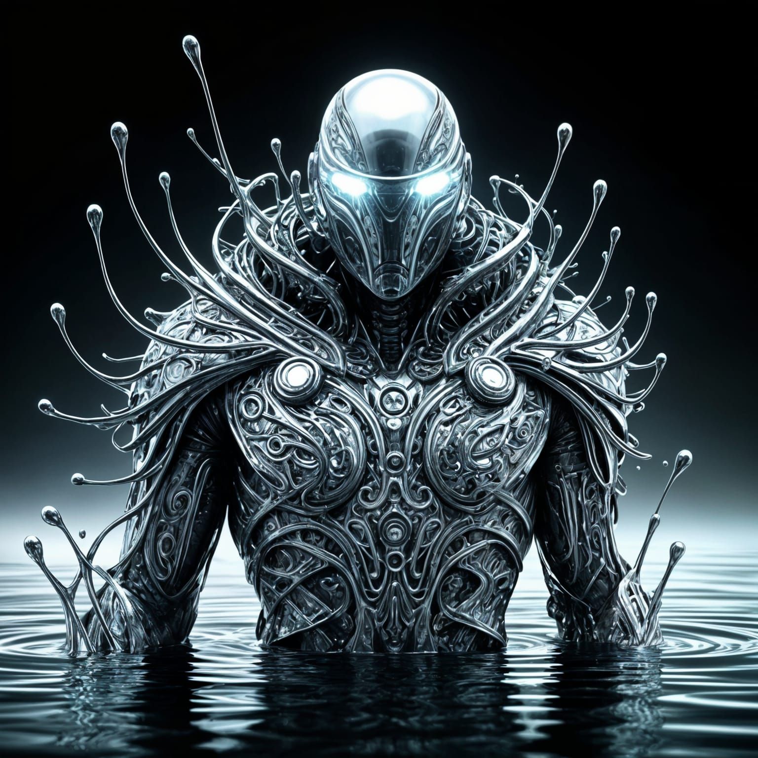 Liquid chrome armour