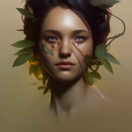 Four Seasons Tree: Hyperdetailed Concept Art