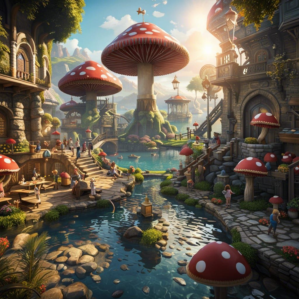 Fantastical Mushroom Kingdom in Unreal Engine 5