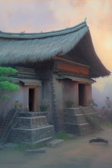 fantasy tropical house