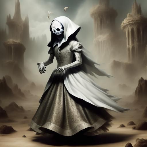 Anthro Snail in Snailskin Dress: Dark Aesthetic