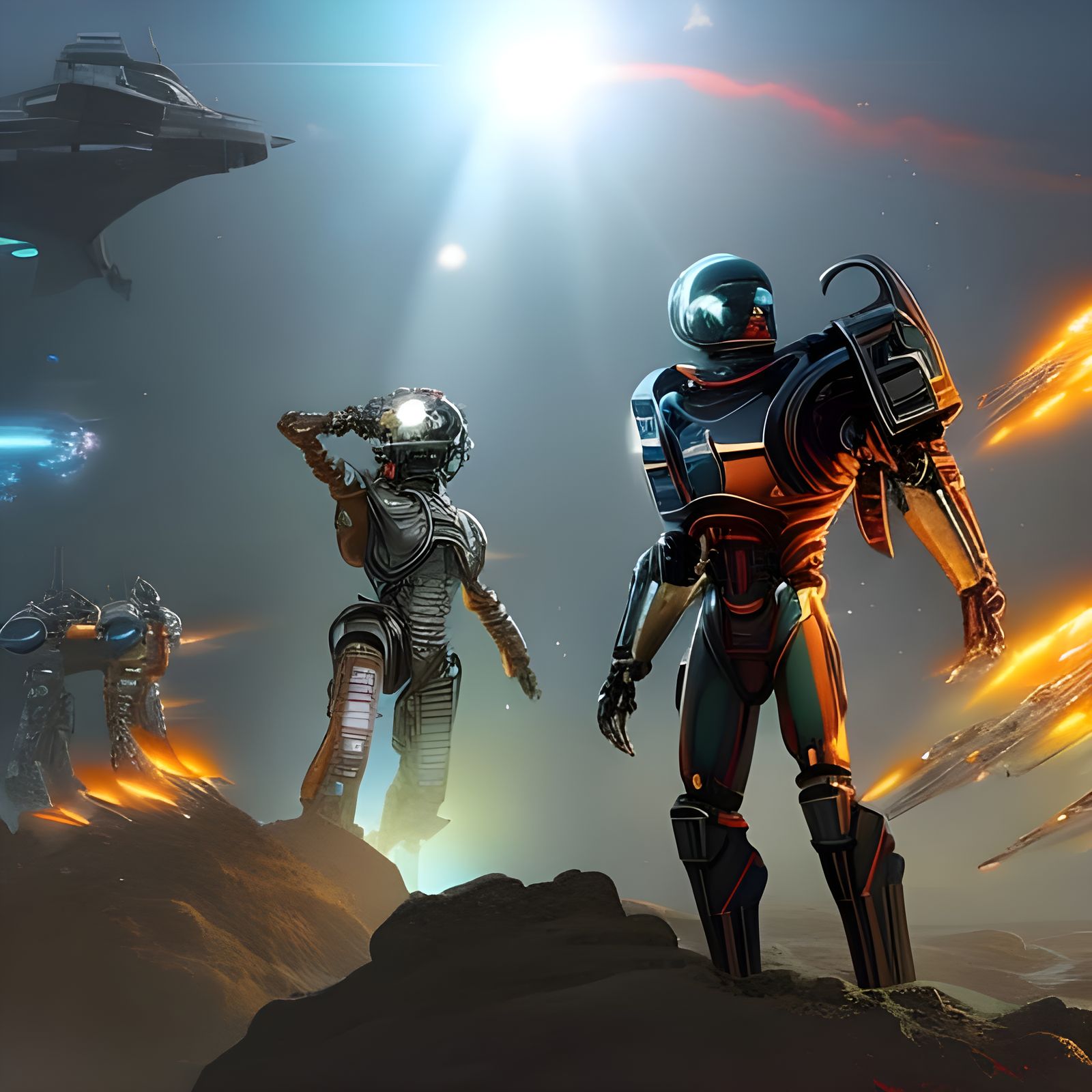 Harmonious Collaboration: Aliens, Robots, and Humans in Spac...